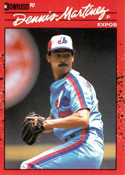 #156 Dennis Martinez - Montreal Expos - 1990 Donruss Baseball