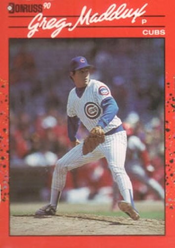 #158 Greg Maddux - Chicago Cubs - 1990 Donruss Baseball