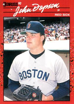 #162 John Dopson - Boston Red Sox - 1990 Donruss Baseball