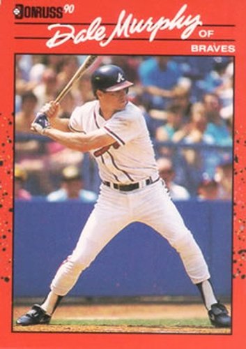 #168 Dale Murphy - Atlanta Braves - 1990 Donruss Baseball