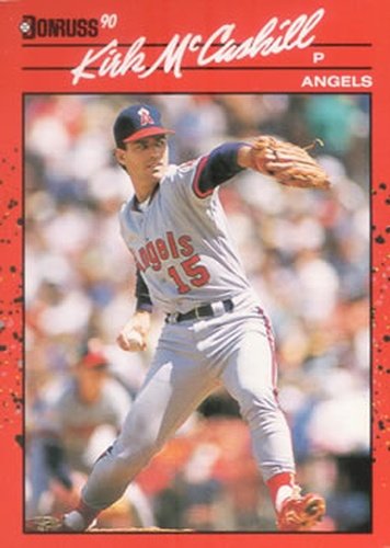 #170 Kirk McCaskill - California Angels - 1990 Donruss Baseball