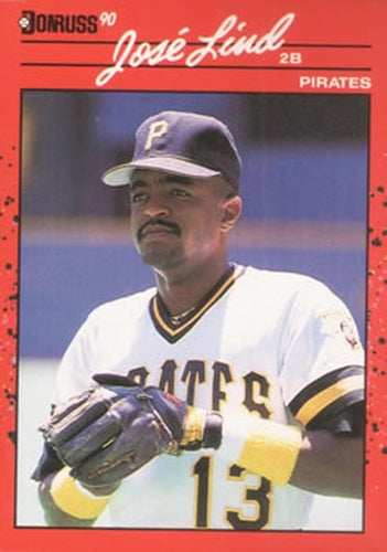 #172 Jose Lind - Pittsburgh Pirates - 1990 Donruss Baseball
