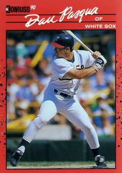 #176 Dan Pasqua - Chicago White Sox - 1990 Donruss Baseball
