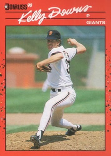 #177 Kelly Downs - San Francisco Giants - 1990 Donruss Baseball
