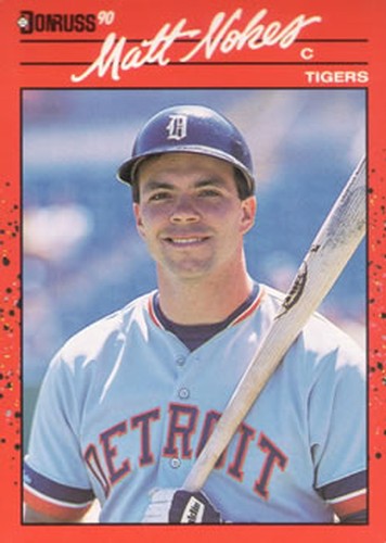 #178 Matt Nokes - Detroit Tigers - 1990 Donruss Baseball