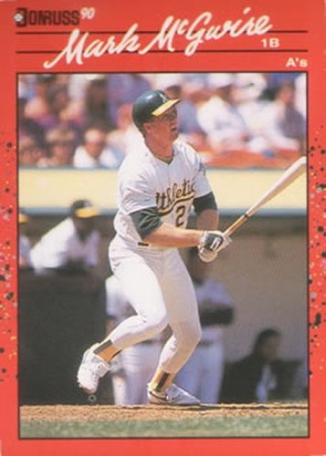 #185 Mark McGwire - Oakland Athletics - 1990 Donruss Baseball