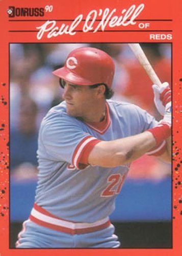 #198 Paul O'Neill - Cincinnati Reds - 1990 Donruss Baseball