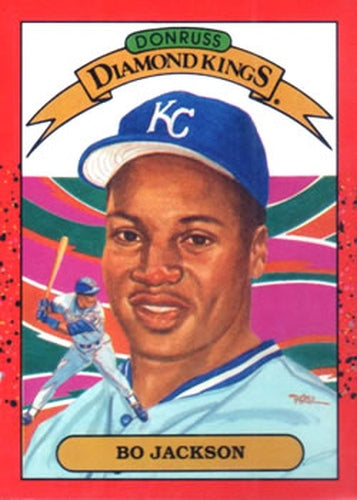 #1 Bo Jackson - Kansas City Royals - 1990 Donruss Baseball