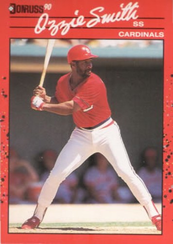 #201 Ozzie Smith - St. Louis Cardinals - 1990 Donruss Baseball