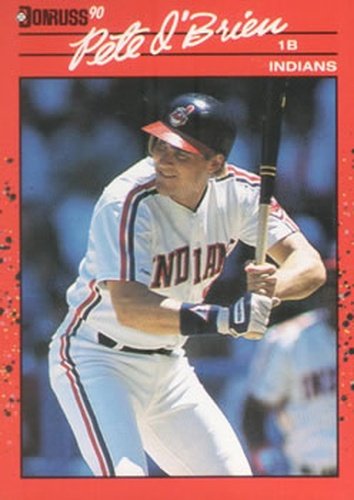 #202 Pete O'Brien - Cleveland Indians - 1990 Donruss Baseball