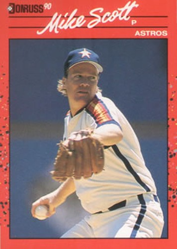 #207 Mike Scott - Houston Astros - 1990 Donruss Baseball