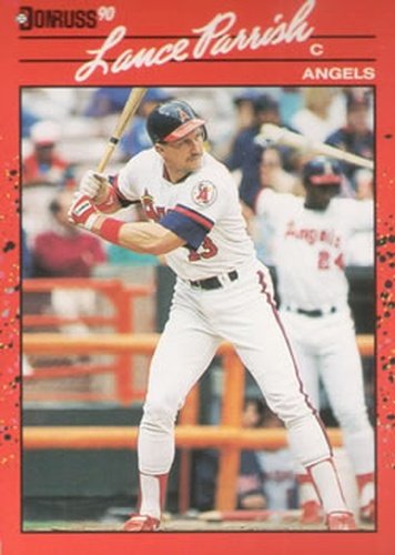 #213 Lance Parrish - California Angels - 1990 Donruss Baseball