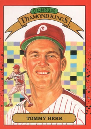 #21 Tommy Herr - Philadelphia Phillies - 1990 Donruss Baseball