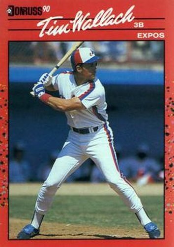 #220 Tim Wallach - Montreal Expos - 1990 Donruss Baseball