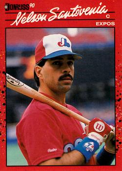 #224 Nelson Santovenia - Montreal Expos - 1990 Donruss Baseball