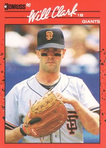 #230 Will Clark - San Francisco Giants - 1990 Donruss Baseball