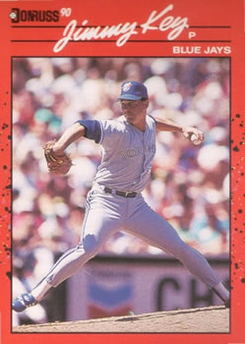 #231 Jimmy Key - Toronto Blue Jays - 1990 Donruss Baseball