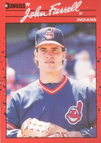 #232 John Farrell - Cleveland Indians - 1990 Donruss Baseball