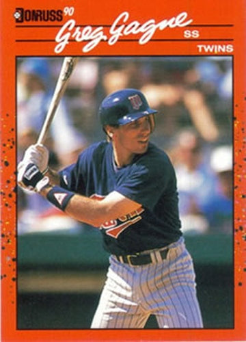 #237 Greg Gagne - Minnesota Twins - 1990 Donruss Baseball