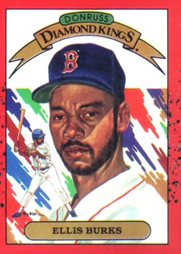 #23 Ellis Burks - Boston Red Sox - 1990 Donruss Baseball