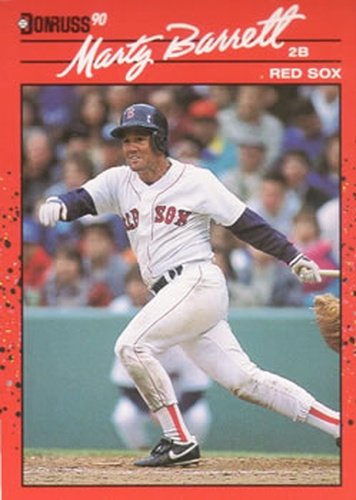 #240 Marty Barrett - Boston Red Sox - 1990 Donruss Baseball