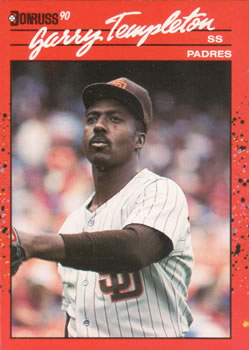 #246 Garry Templeton - San Diego Padres - 1990 Donruss Baseball