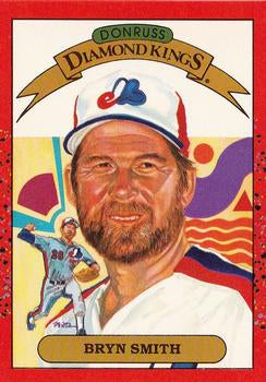 #25 Bryn Smith - Montreal Expos - 1990 Donruss Baseball