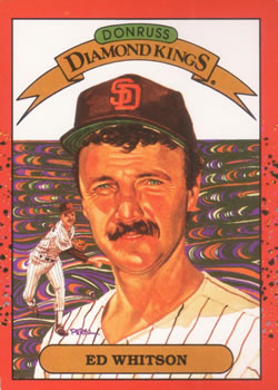 #26 Ed Whitson - San Diego Padres - 1990 Donruss Baseball