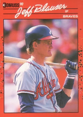 #271 Jeff Blauser - Atlanta Braves - 1990 Donruss Baseball