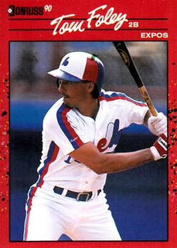 #274 Tom Foley - Montreal Expos - 1990 Donruss Baseball