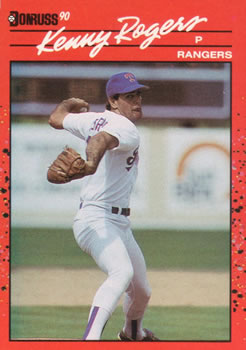#283 Kenny Rogers - Texas Rangers - 1990 Donruss Baseball