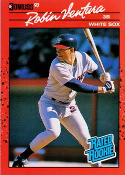 #28 Robin Ventura - Chicago White Sox - 1990 Donruss Baseball