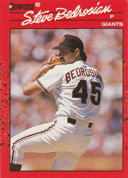 #295 Steve Bedrosian - San Francisco Giants - 1990 Donruss Baseball