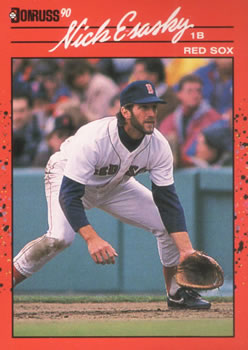 #303 Nick Esasky - Boston Red Sox - 1990 Donruss Baseball