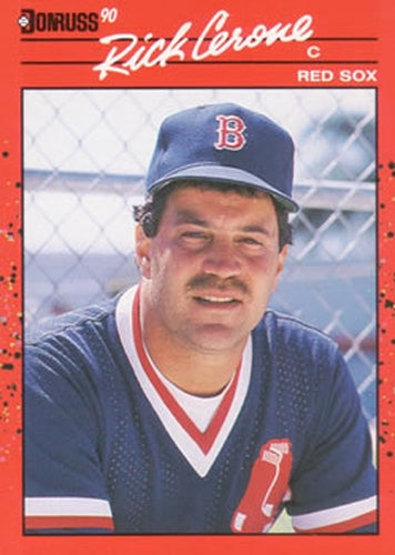 #305 Rick Cerone - Boston Red Sox - 1990 Donruss Baseball