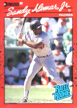 #30 Sandy Alomar Jr. - San Diego Padres - 1990 Donruss Baseball