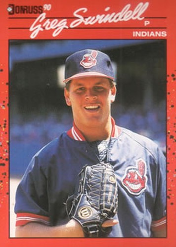 #310 Greg Swindell - Cleveland Indians - 1990 Donruss Baseball