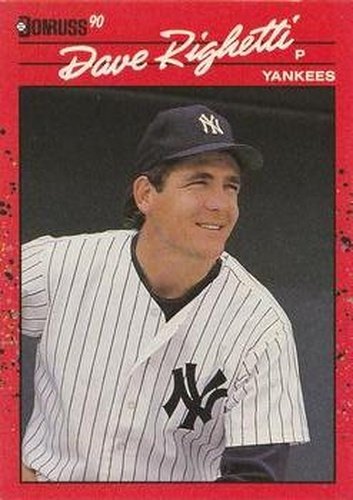 #311 Dave Righetti - New York Yankees - 1990 Donruss Baseball