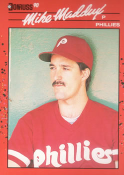 #312 Mike Maddux - Philadelphia Phillies - 1990 Donruss Baseball
