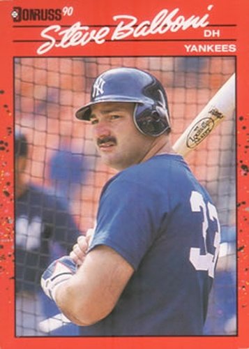 #315 Steve Balboni - New York Yankees - 1990 Donruss Baseball