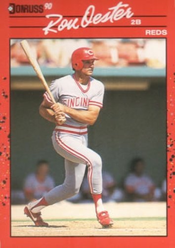 #317 Ron Oester - Cincinnati Reds - 1990 Donruss Baseball