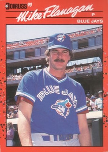 #324 Mike Flanagan - Toronto Blue Jays - 1990 Donruss Baseball