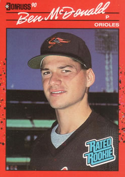 #32 Ben McDonald - Baltimore Orioles - 1990 Donruss Baseball