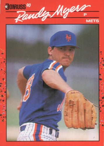 #336 Randy Myers - New York Mets - 1990 Donruss Baseball