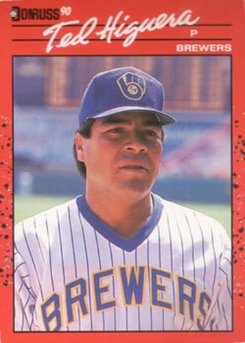 #339 Ted Higuera - Milwaukee Brewers - 1990 Donruss Baseball