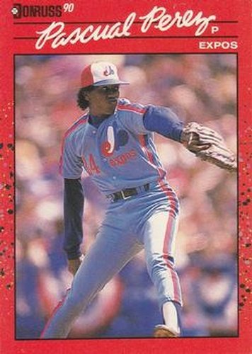 #342 Pascual Perez - Montreal Expos - 1990 Donruss Baseball