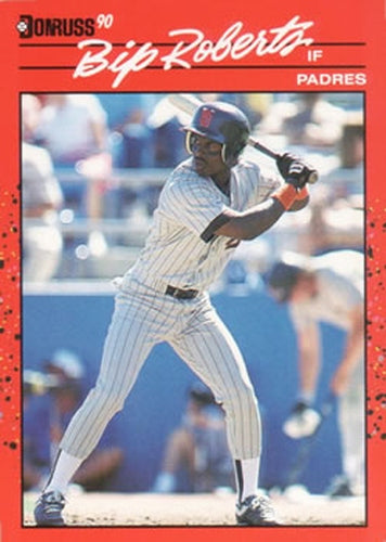 #347 Bip Roberts - San Diego Padres - 1990 Donruss Baseball