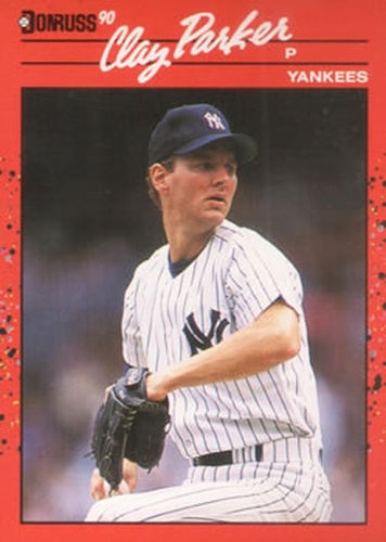 #363 Clay Parker - New York Yankees - 1990 Donruss Baseball