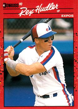 #366 Rex Hudler - Montreal Expos - 1990 Donruss Baseball