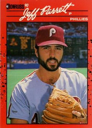 #369 Jeff Parrett - Philadelphia Phillies - 1990 Donruss Baseball